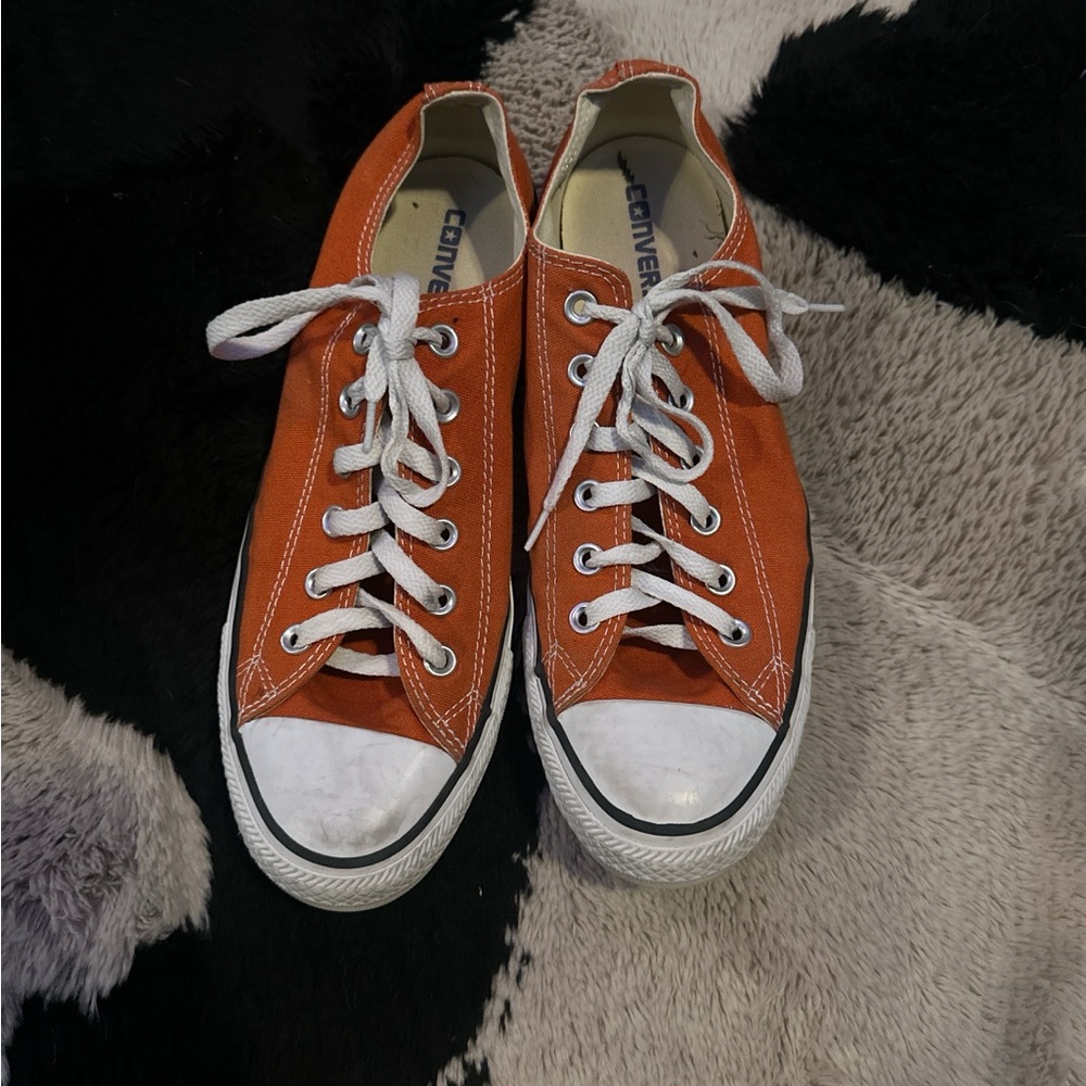 Orange Converse